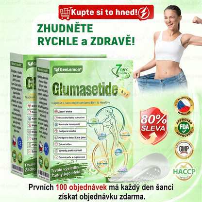 💥💥 𝐆𝐞𝑒𝑙𝑒𝐦𝐨𝐧® Glum𝐚𝐬𝐞tide 8 v 1 – Zeštíhlující nano mikrojihlový náplast 🇨🇿 Jen 1× denně ✅ Viditelné změny za 7 dní – na obezitu, kardiovaskulární zdraví, diabetes a kloubní problémy