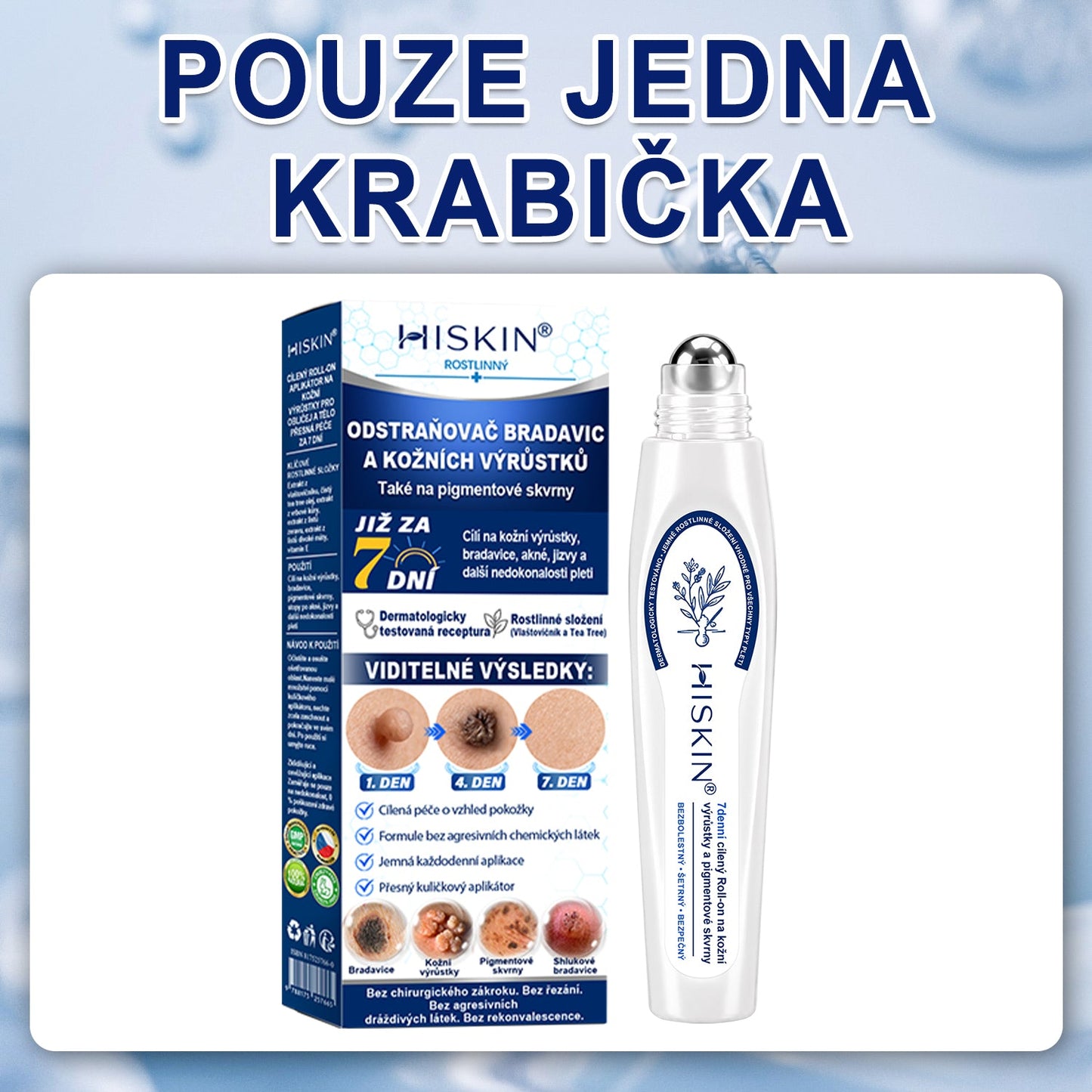 💎💎Oficiální značkový obchod | Hiskin® 7denní odstraňovač skvrn a pigmentových skvrn (Bezbolestný rollerball bez jizev)🐬