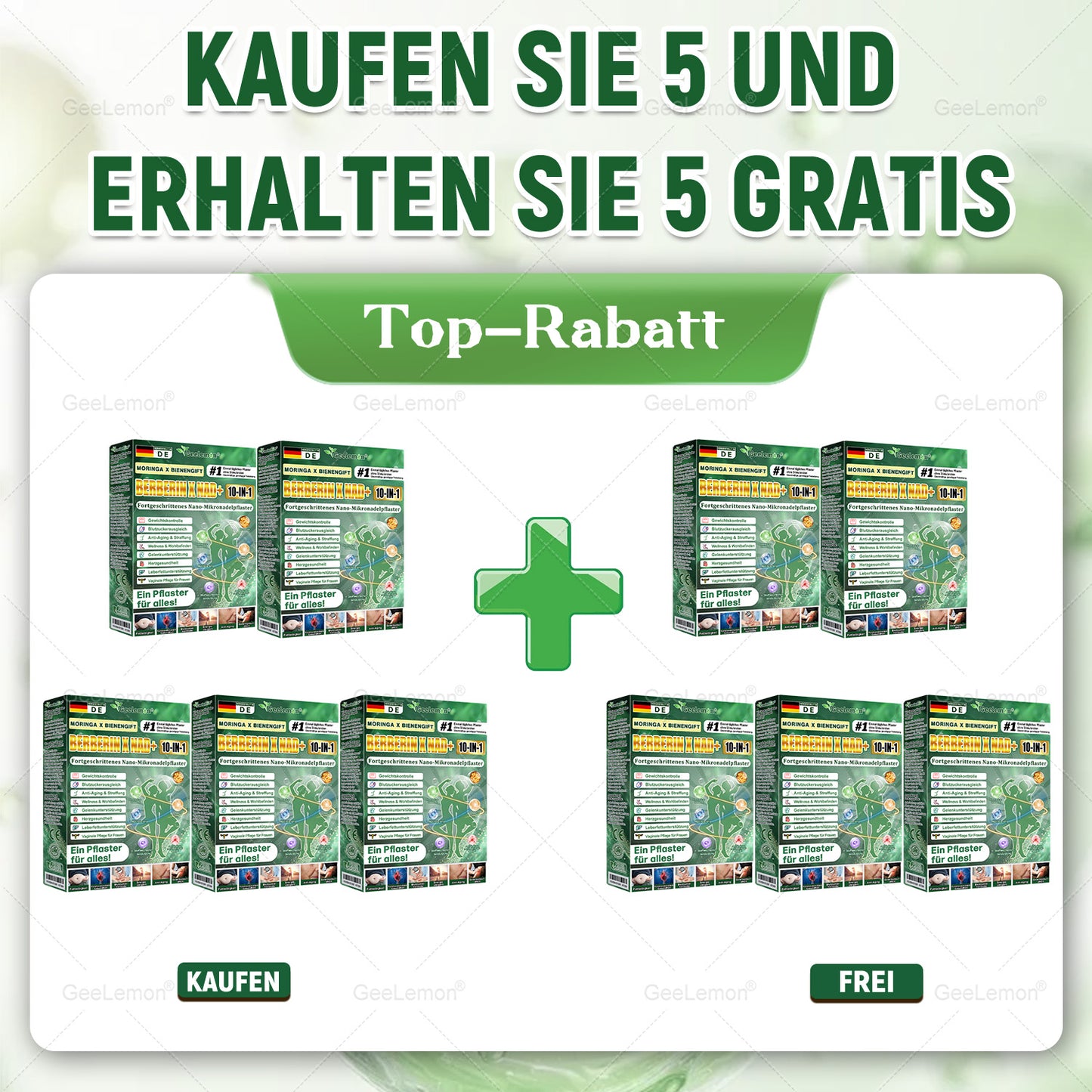 🎁 Nur heute: Zusätzliche 30% Rabatt auf Geelemon® Advanced Nano System